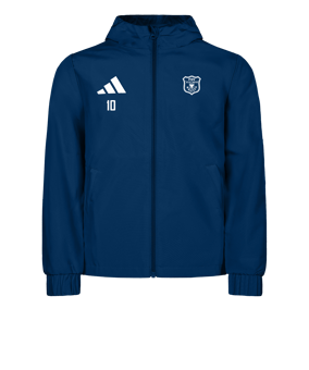 adidas Entrada 26 Regenjacke Dunkelblau