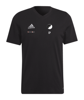 adidas Entrada 22 T-Shirt Schwarz