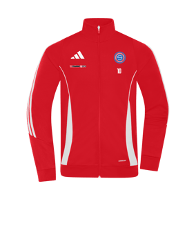 adidas Tiro 24 Trainingsjacke Rot Weiss