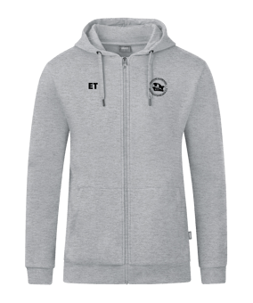 JAKO Organic Kapuzenjacke Grau F520