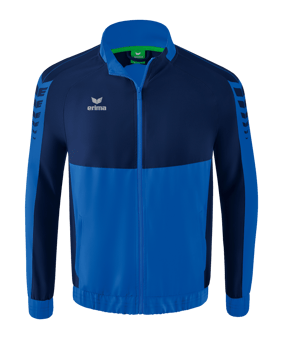 Erima Six Wings Präsentationsjacke Blau - blau