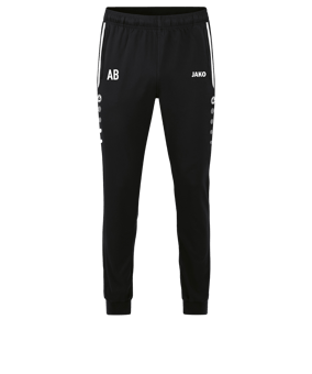 JAKO Allround Präsentationshose Damen Schwarz F800