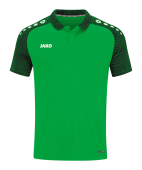 JAKO Performance Poloshirt Grün Schwarz F221