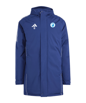 Veste à capuche adidas Tiro 24 bleu blanc 