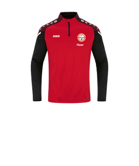 JAKO Performance Ziptop Kids Rot Schwarz F101