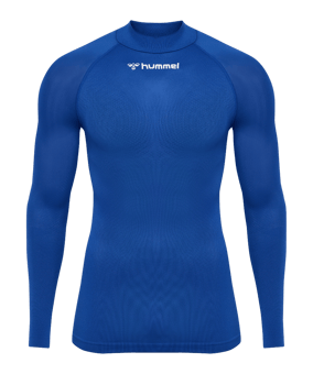 Hummel Bl Comfort 2.0 Mockneck T-Shirt Blau F7045 - blau