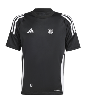 adidas Tiro 24 Trikot Kids Schwarz Weiss