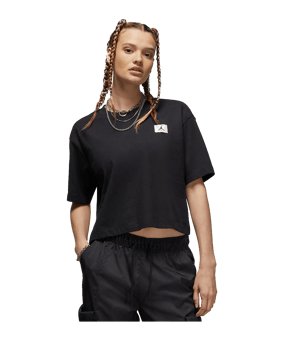 Jordan Essential Boxy T-Shirt Damen Schwarz F010 - schwarz