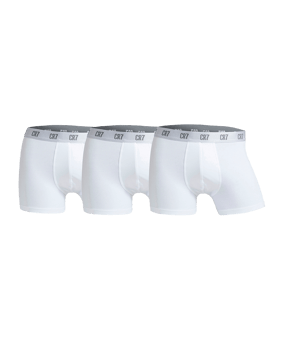 CR7 Basic Trunk Boxershort 3er Pack Weiss - weiss