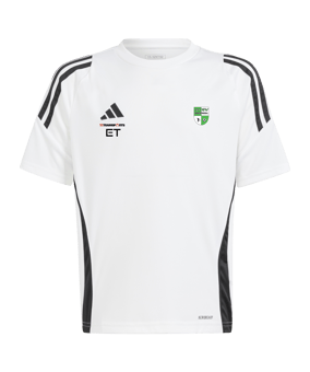 adidas Tiro 24 Trikot Kids Weiss Schwarz