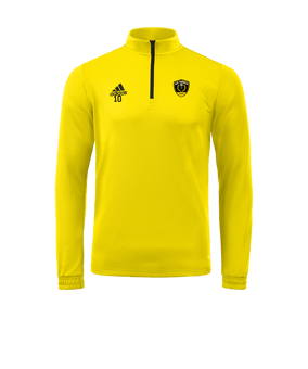 Sweatshirt adidas Entrada 22 Demi-Zip jaune 