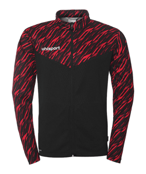 uhlsport Progressive 28 Poly Trainingsjacke Schwarz F08 - schwarz