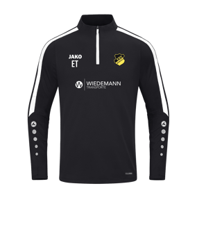 JAKO Power Sweatshirt Schwarz Weiss F800