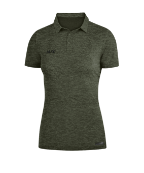 JAKO Premium Basics Poloshirt Damen Khaki F28 - braun