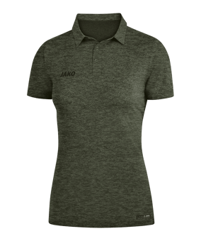 JAKO Premium Basics Poloshirt Damen Khaki F28