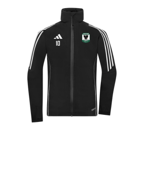 adidas Tiro 24 Regenjacke Damen Schwarz Weiss