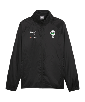 PUMA teamGOAL Allwetterjacke Schwarz Weiss F03