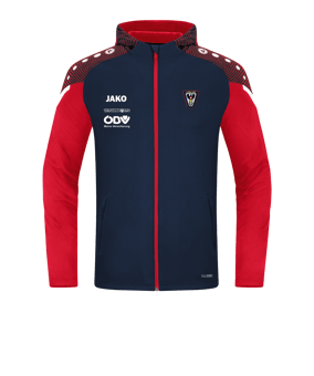 JAKO Performance Kapuzenjacke Blau F909