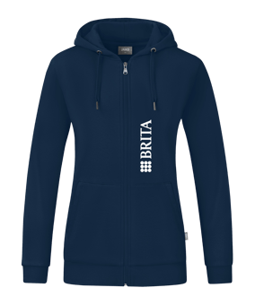 JAKO Organic Kapuzenjacke Damen Blau F900