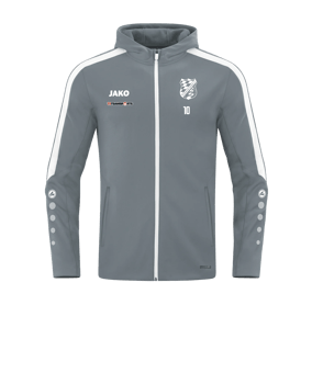 JAKO Power Kapuzenjacke Grau F840