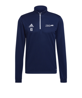 adidas Entrada 22 HalfZip Sweatshirt Blau