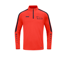 JAKO Power Sweatshirt Kids Orange Blau F375