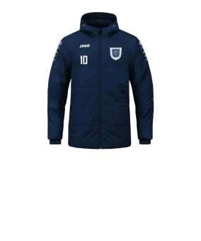 JAKO Team Coach Kapuzenjacke Kids Blau F900