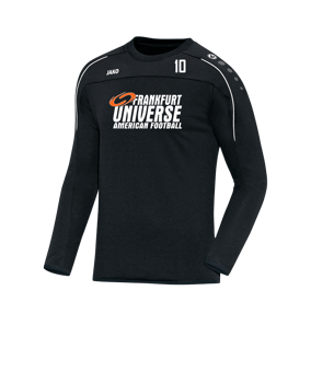 JAKO Classico Sweatshirt Schwarz Weiss F08