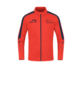 JAKO Power Polyesterjacke Kids Orange Blau F375