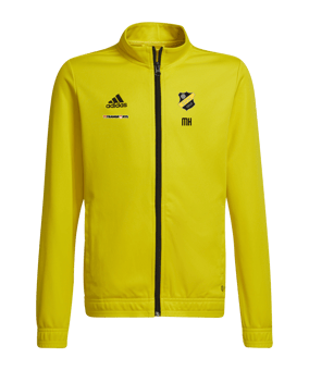 adidas Entrada 22 TK Trainingsjacke Kids Gelb