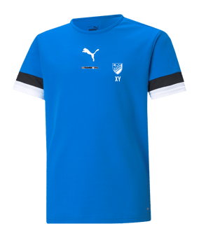 PUMA teamRISE Trikot Kids Blau F02