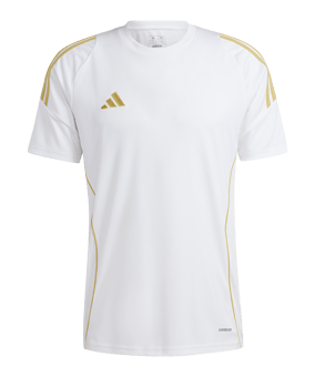 adidas Tiro 24 Trikot Weiss Gold - weiss