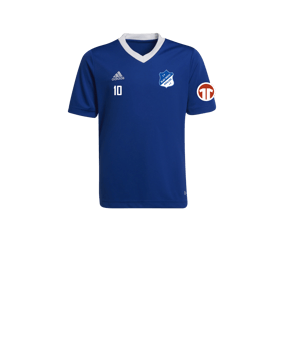 adidas Entrada 22 Trikot Kids Blau Weiss