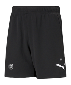 PUMA teamRISE Short Kids Schwarz Weiss F04