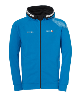Kempa Core 26 Kapuzenjacke Kids Blau F03