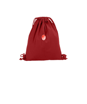 Merch Organic Premium Cotton Gymsack Classic Red