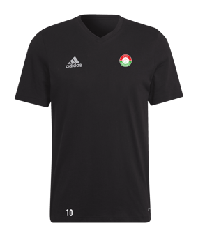 adidas Entrada 22 T-Shirt Schwarz