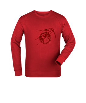 Merch Roller Sweatshirt Red | #toneintone