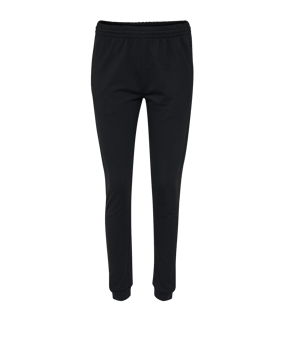 Hummel Cotton Pant Jogginghose Damen Schwarz F2001 - schwarz