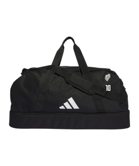 adidas Tiro League Duffel Bag Gr. L Schwarz Weiss