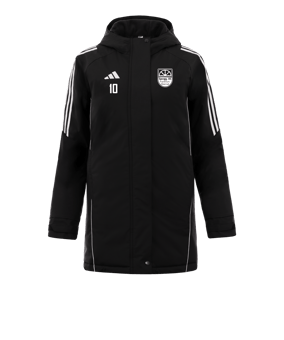 adidas Tiro 24 Kapuzenjacke Damen Schwarz