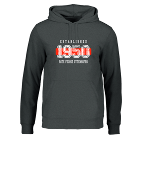 Merch Drummer 2.0 Hoody Dark Heather Grey | #established