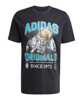 adidas Trefoil T-Shirt Schwarz - schwarz