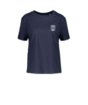 Merch Muser T-Shirt Women French Navy | #logo1c