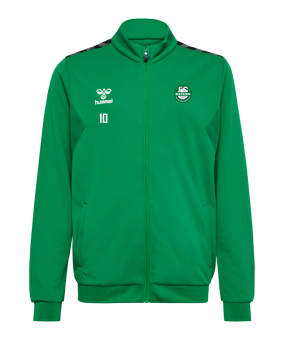 Hummel Authentic Pl Trainingsjacke Kids Grün F6235