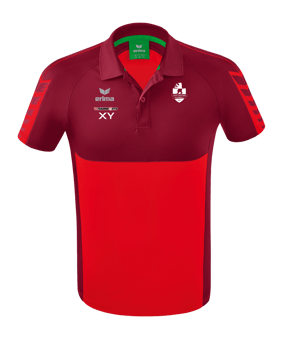 Erima Six Wings Poloshirt Rot