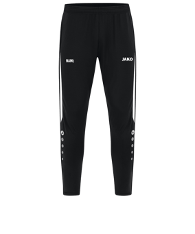 JAKO Power Trainingshose Schwarz Weiss F802