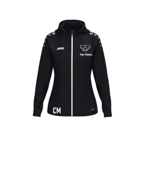 JAKO One Kapuzenjacke Damen Schwarz F800