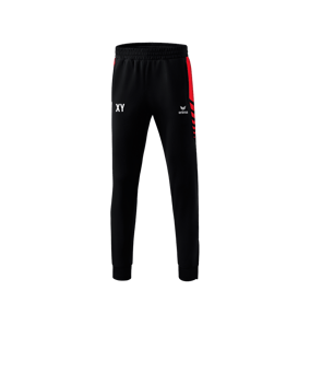 Erima SIX WINGS Trainingshose Schwarz Rot