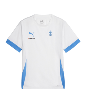 PUMA teamGOAL Matchday Trikot Kids Weiss Blau F12